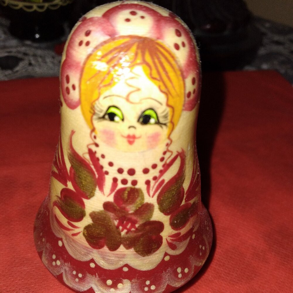 Vintage Handmade Musical Doll, Made in Ukraine